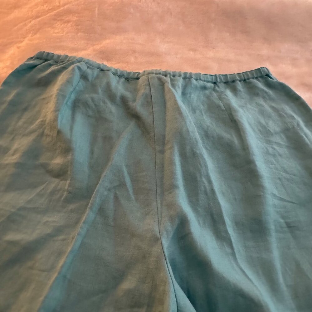Charter Club NWT Linen Summer Two Piece Pantsuit Set Size 14 - Picture 12 of 16